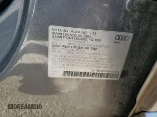 2014 Audi Q5 Prestige with VIN WA1WGAFP2EA054394, listed as a Copart auction lot 83749634 with Not provided miles and Non repairable. Bid and sale history available at DreamBid. Image 14.