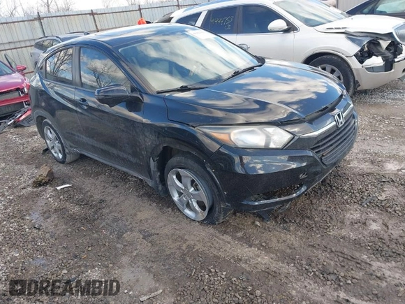 2016 Honda HR-V EX with VIN 3CZRU5H54GM705104, listed as a IAAI auction lot 41421312 with 117,020 mi miles. Bid and sale history available at carsss.com. Image 1.