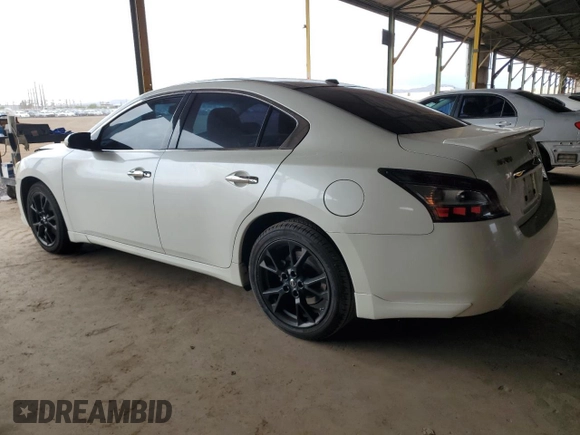 2014 Nissan Maxima SV with VIN 1N4AA5AP5EC906876, listed as a Copart auction lot 56054725 with 89,385 mi miles and Salvage title. Bid and sale history available at DreamBid. Image 2.