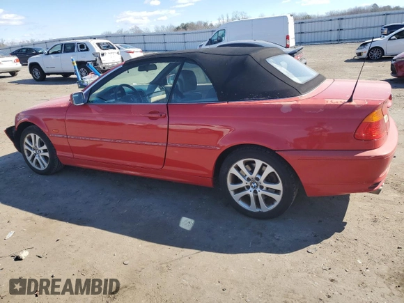 2002 BMW 3 Series 330Ci with VIN WBABS53422JU89428, listed as a Copart auction lot 47405845 with 127,895 mi miles and Salvage Title. Bid and sale history available at carsss.com. Image 2.