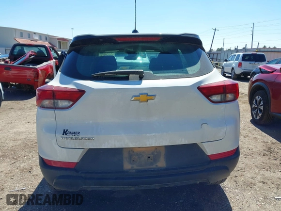 2023 Chevrolet TrailBlazer LS with VIN KL79MMS2XPB205645, listed as a IAAI auction lot 41646331 with 59,391 mi miles and . Bid and sale history available at DreamBid. Image 17.