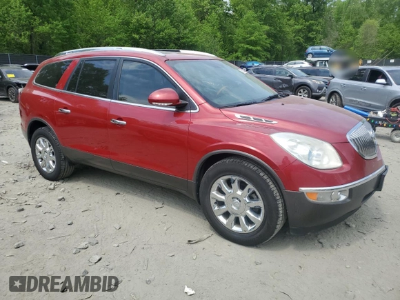 2012 Buick Enclave Leather with VIN 5GAKRCEDXCJ225876, listed as a Copart auction lot 55222025 with 135,395 mi miles and Clean Title. Bid and sale history available at carsss.com. Image 4.