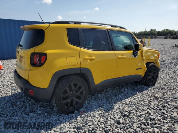 2017 Jeep Renegade Altitude with VIN ZACCJABB5HPF93679, listed as a Copart auction lot 57417255 with 106,098 mi miles and Salvage title. Bid and sale history available at DreamBid. Image 3.
