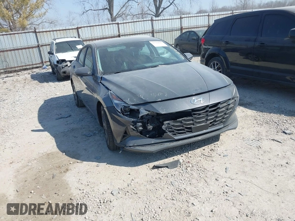 2023 Hyundai Elantra SEL with VIN KMHLS4AG4PU605972, listed as a IAAI auction lot 41784088 with 54,125 mi miles and . Bid and sale history available at DreamBid. Image 6.