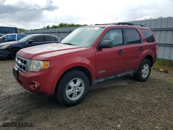 2008 Ford Escape XLT with VIN 1FMCU93Z78KD76481, listed as a Copart auction lot 49726265 with 143,379 mi miles and Salvage Title. Bid and sale history available at carsss.com. Image 1.