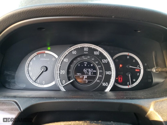 2016 Honda Accord Sedan EX with VIN 1HGCR2F70GA214012, listed as a Copart auction lot 42781575 with 162,762 mi miles and Salvage Title. Bid and sale history available at carsss.com. Image 9.