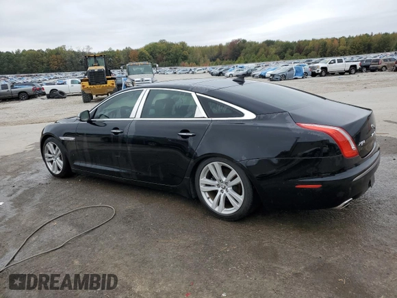 2013 Jaguar XJ with VIN SAJWA2GB7DLV40560, listed as a Copart auction lot 78228114 with 110,750 mi miles and Salvage Title. Bid and sale history available at carsss.com. Image 2.
