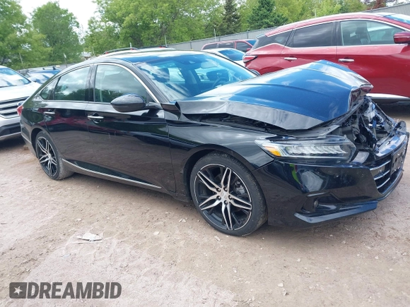 2021 Honda Accord Touring z VIN 1HGCV2F91MA022042, wystawiony jako IAAI lot #42301183 z przebiegiem 67 397 mil mil oraz . Historia ofert i sprzedaży dostępna na DreamBid. Obrazek 1.