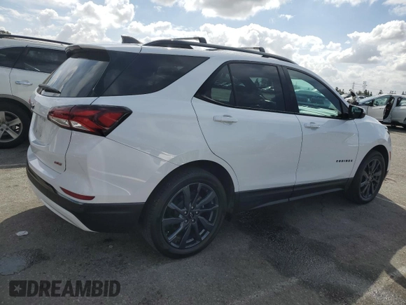 2022 Chevrolet Equinox RS z VIN 3GNAXMEV5NS212489, wystawiony jako Copart lot #51080555 z przebiegiem 28 364 mil mil oraz Szkoda całkowita • Salvage title. Historia ofert i sprzedaży dostępna na DreamBid. Obrazek 3.