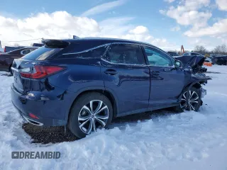 2022 Lexus RX with VIN 2T2HZMDA0NC362146, listed as a Copart auction lot 88264515 with 0 mi miles and Salvage Title. Bid and sale history available at carsss.com. Image 3.