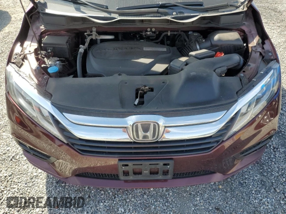 2019 Honda Odyssey EX-L with VIN 5FNRL6H79KB030170, listed as a Copart auction lot 50277315 with 65,528 mi miles and Salvage Title. Bid and sale history available at DreamBid. Image 12.