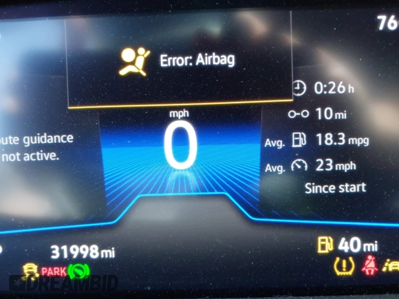 2022 Volkswagen Tiguan SE R-Line Black with VIN 3VVCB7AX3NM073218, listed as a IAAI auction lot 42254388 with 31,998 mi miles and . Bid and sale history available at DreamBid. Image 15.