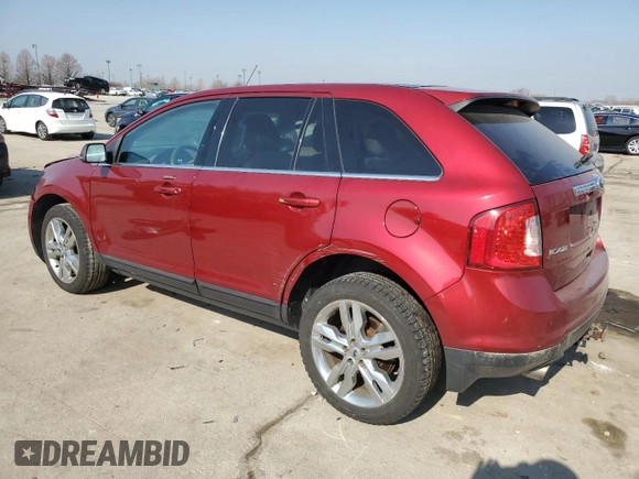 2013 Ford Edge Limited with VIN 2FMDK4KC4DBC21143, listed as a Copart auction lot 49059265 with 148,843 mi miles and Salvage Title. Bid and sale history available at carsss.com. Image 2.