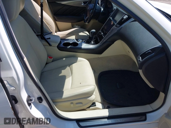 2014 Infiniti Q50 Sport with VIN JN1BV7AR3EM681886, listed as a IAAI auction lot 42382281 with 140,005 mi miles and . Bid and sale history available at DreamBid. Image 5.