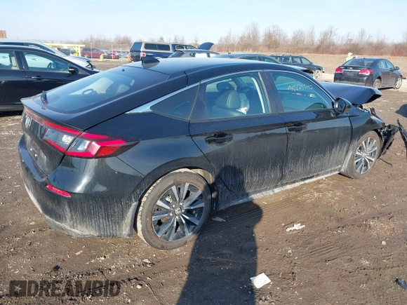 2024 Honda Civic EX-L z VIN 19XFL1H73RE014164, wystawiony jako IAAI lot #38823542 z przebiegiem 3 mil mil oraz . Historia ofert i sprzedaży dostępna na DreamBid. Obrazek 4.