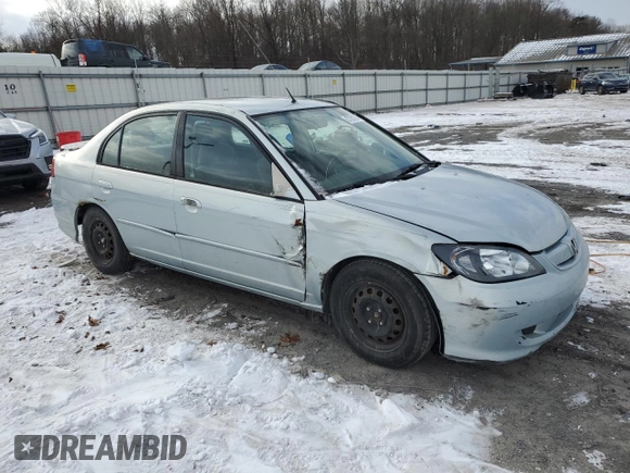 2004 Honda Civic Hybrid with VIN JHMES95624S010524, listed as a Copart auction lot 87261204 with 286,100 mi miles and Salvage Title. Bid and sale history available at carsss.com. Image 4.