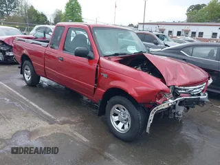 2001 Ford Ranger XLT Appearance with VIN 1FTYR14E81TA29380, listed as a IAAI auction lot 41956602 with 165,528 mi miles. Bid and sale history available at carsss.com. Image 1.