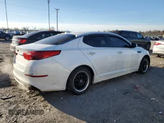 2014 Kia Optima LX z VIN 5XXGM4A7XEG296656, wystawiony jako Copart lot #41903485 z przebiegiem 113 587 mil mil oraz Szkoda całkowita • Salvage title. Historia ofert i sprzedaży dostępna na DreamBid. Obrazek 3.