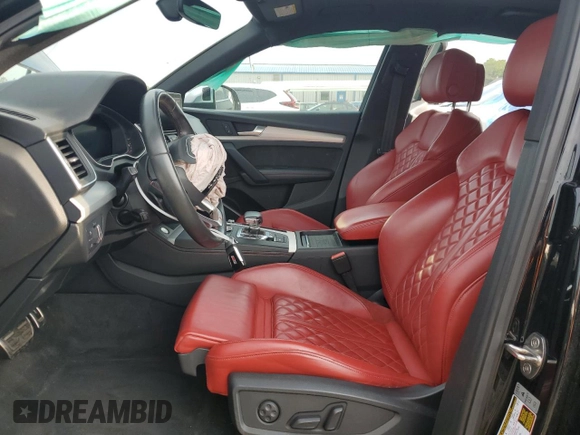 2020 Audi SQ5 Premium Plus with VIN WA1B4AFY1L2023175, listed as a Copart auction lot 59891245 with Not provided miles and Salvage title. Bid and sale history available at DreamBid. Image 7.