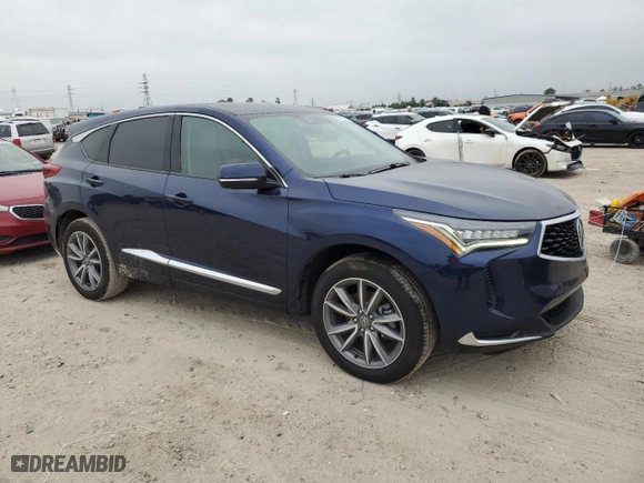 2023 Acura RDX w/Technology Package with VIN 5J8TC1H58PL000350, listed as a Copart auction lot 84269314 with 13,218 mi miles and Non Repairable. Bid and sale history available at carsss.com. Image 4.