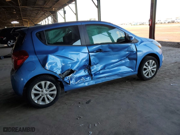 2017 Chevrolet Spark LT with VIN KL8CD6SA7HC740318, listed as a Copart auction lot 46937545 with 0 mi miles and Salvage Title. Bid and sale history available at carsss.com. Image 3.