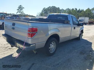 2014 Ford F-150 XL with VIN 1FTMF1CM5EKD42785, listed as a IAAI auction lot 41769539 with 193,800 mi miles. Bid and sale history available at carsss.com. Image 4.