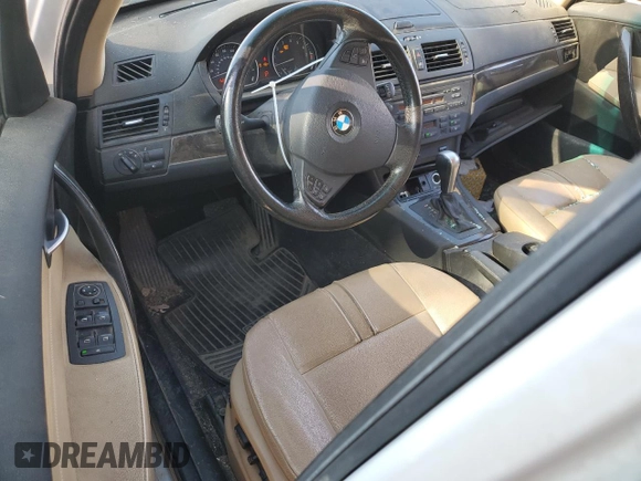 2007 BMW X3 3.0si with VIN WBXPC93457WF05246, listed as a Copart auction lot 54167615 with 150,903 mi miles and Non repairable. Bid and sale history available at DreamBid. Image 8.