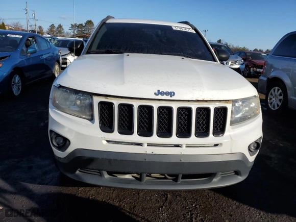 2012 Jeep Compass Latitude with VIN 1C4NJDEB7CD686085, listed as a Copart auction lot 47063675 with 208,495 mi miles and Clean Title. Bid and sale history available at carsss.com. Image 5.