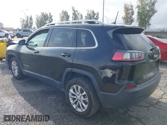 2019 Jeep Cherokee Latitude with VIN 1C4PJLCB8KD215423, listed as a IAAI auction lot 41911882 with 76,965 mi miles. Bid and sale history available at carsss.com. Image 3.