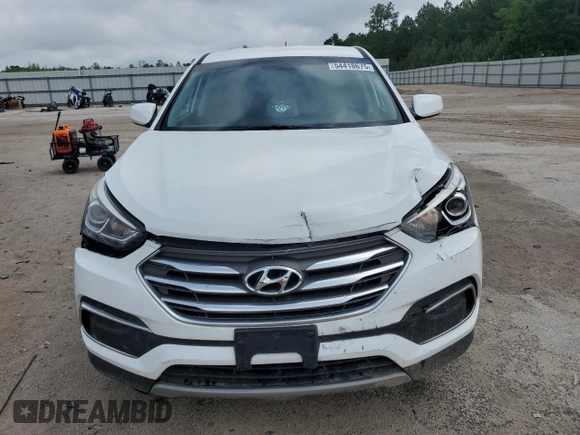 2018 Hyundai Santa Fe 2.4L with VIN 5NMZT3LB6JH078152, listed as a Copart auction lot 54418675 with 121,455 mi miles and Salvage title. Bid and sale history available at DreamBid. Image 5.