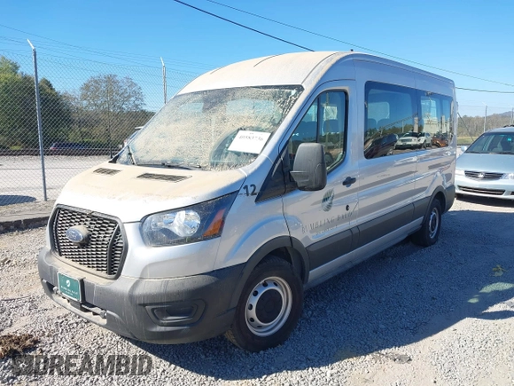 2022 Ford Transit Passenger XL with VIN 1FBAX2C85NKA36473, listed as a IAAI auction lot 40583736 with Not provided miles and . Bid and sale history available at DreamBid. Image 16.
