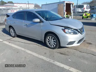 2019 Nissan Sentra SV z VIN 3N1AB7AP4KY395430, wystawiony jako IAAI lot #41691770 z przebiegiem 64 493 mil mil oraz . Historia ofert i sprzedaży dostępna na DreamBid. Obrazek 1.