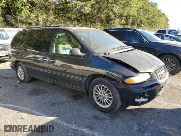 1999 Chrysler Town & Country LXi with VIN 1C4GP64L1XB599412, listed as a Copart auction lot 76901614 with Not Provided miles and Salvage Title. Bid and sale history available at carsss.com. Image 4.