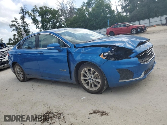 2019 Ford Fusion SEL with VIN 3FA6P0MU6KR139156, listed as a Copart auction lot 52522375 with 148,247 mi miles and Non Repairable. Bid and sale history available at DreamBid. Image 4.