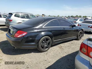2007 Mercedes-Benz CL-Class 5.5L V8 with VIN WDDEJ71X37A005145, listed as a Copart auction lot 52794305 with 104,038 mi miles and Salvage Title. Bid and sale history available at carsss.com. Image 3.