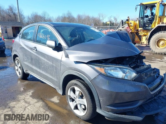 2017 Honda HR-V LX with VIN 3CZRU6H3XHM702603, listed as a IAAI auction lot 41668096 with 1 mi miles. Bid and sale history available at carsss.com. Image 1.