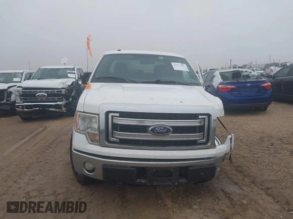 2014 Ford F-150 XL with VIN 1FTFX1EF3EKE72732, listed as a IAAI auction lot 41277885 with 153,712 mi miles. Bid and sale history available at carsss.com. Image 12.