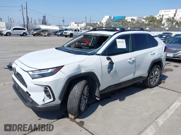 2023 Toyota RAV4 XLE Premium with VIN JTMC1RFV7PD097542, listed as a IAAI auction lot 42553650 with 45,483 mi miles and . Bid and sale history available at DreamBid. Image 19.