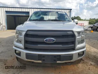 2017 Ford F-150 XL with VIN 1FTEW1EF6HKC22114, listed as a Copart auction lot 60992865 with 100,575 mi miles and Salvage title. Bid and sale history available at DreamBid. Image 5.