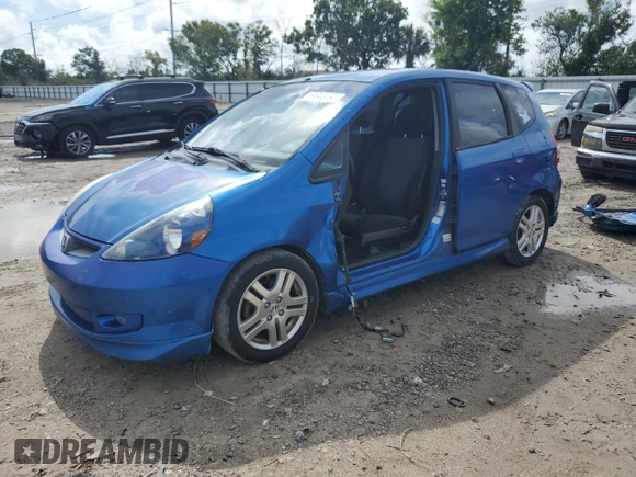 2008 Honda Fit Sport with VIN JHMGD38648S059693, listed as a Copart auction lot 69943294 with 193,114 mi miles and Salvage Title. Bid and sale history available at carsss.com. Image 1.
