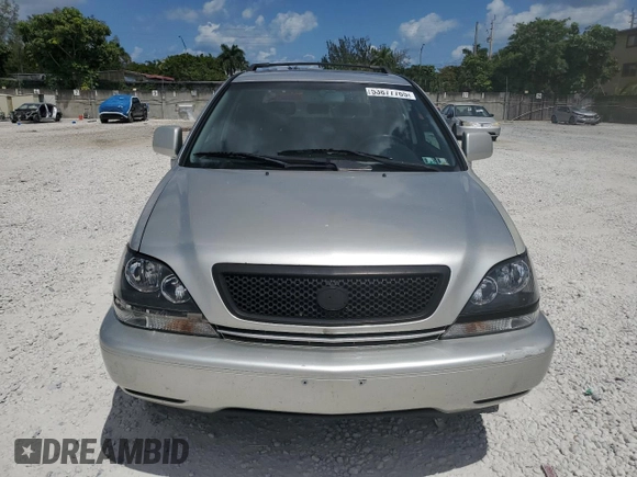 2001 Lexus RX 300 with VIN JTJHF10U910208161, listed as a Copart auction lot 53877765 with 213,286 mi miles and Salvage Title. Bid and sale history available at carsss.com. Image 5.