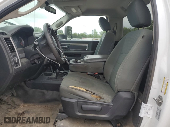 2015 Ram 2500 Tradesman with VIN 3C6LR5AT1FG581898, listed as a Copart auction lot 69677264 with 0 mi miles and Salvage Title. Bid and sale history available at carsss.com. Image 7.