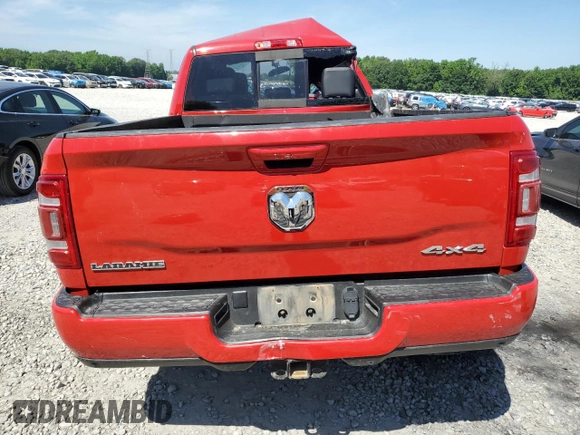 2022 Ram 2500 Laramie with VIN 3C6UR5FL5NG212540, listed as a Copart auction lot 57139885 with Not provided miles and Salvage title. Bid and sale history available at DreamBid. Image 6.