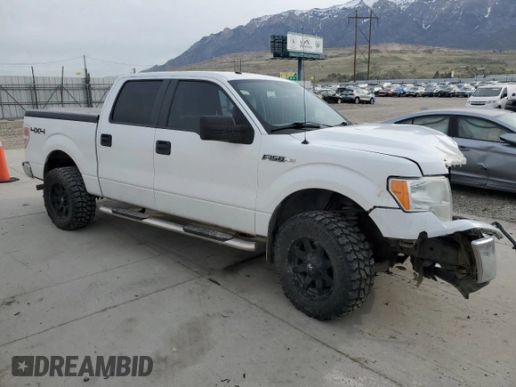 2012 Ford F-150 XL with VIN 1FTFW1EF0CFA48871, listed as a Copart auction lot 51699325 with 187,283 mi miles and Salvage title. Bid and sale history available at DreamBid. Image 4.