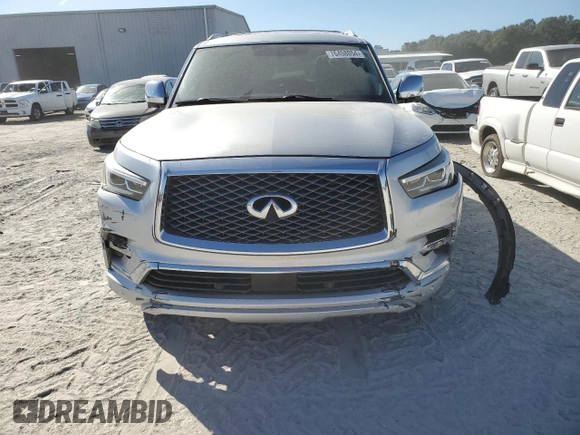 2019 Infiniti QX80 LUXE with VIN JN8AZ2NF0K9682237, listed as a Copart auction lot 76458054 with 200,619 mi miles and Non Repairable. Bid and sale history available at carsss.com. Image 5.