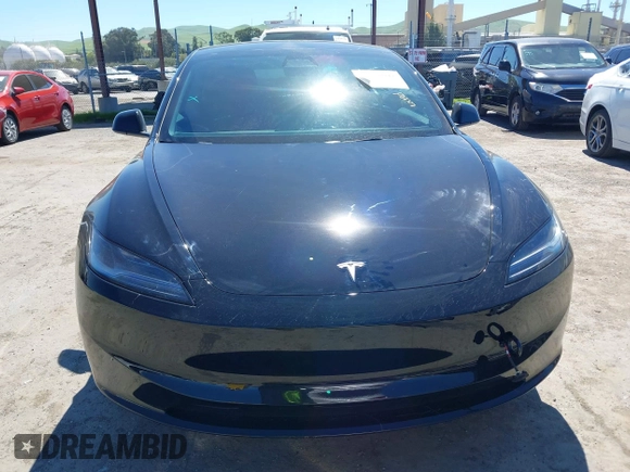 2025 Tesla Model 3 Long Range with VIN 5YJ3E1EA5SF919681, listed as a IAAI auction lot 41818042 with 2,173 mi miles and . Bid and sale history available at DreamBid. Image 13.