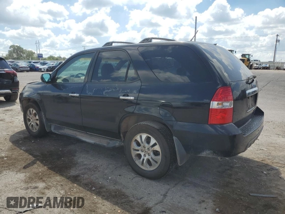 2003 Acura MDX Touring Pkg RES w/Navigation System with VIN 2HNYD18953H515716, listed as a Copart auction lot 70050424 with 192,658 mi miles and Salvage Title. Bid and sale history available at carsss.com. Image 2.