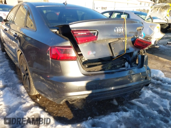 2016 Audi S6 Premium Plus with VIN WAUF2AFC3GN162503, listed as a IAAI auction lot 41451887 with 91,879 mi miles. Bid and sale history available at carsss.com. Image 6.
