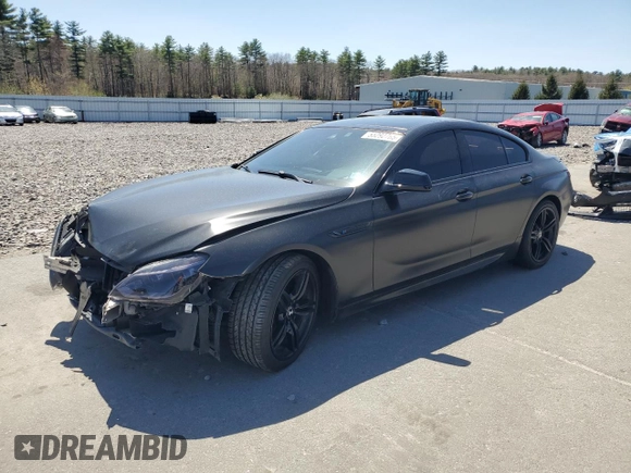 2015 BMW 6 Series 640i xDrive z VIN WBA6B8C53FD453909, wystawiony jako Copart lot #55292765 z przebiegiem 84 971 mil mil oraz Szkoda całkowita • Salvage title. Historia ofert i sprzedaży dostępna na DreamBid. Obrazek 1.