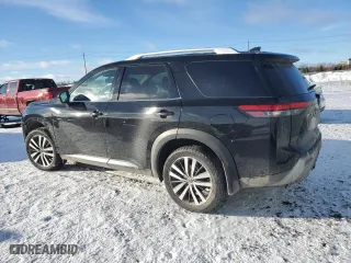 2022 Nissan Pathfinder Platinum with VIN 5N1DR3DF6NC224561, listed as a Copart auction lot 87052854 with 75,233 mi miles and Salvage Title. Bid and sale history available at carsss.com. Image 2.